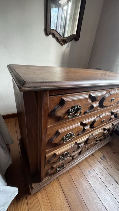 Cómoda + espelho estilo antigo