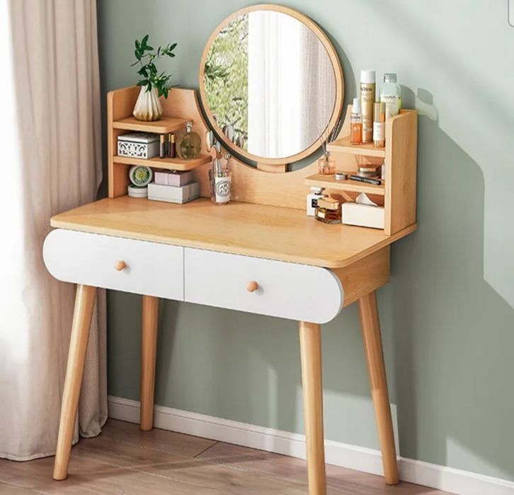 Toaletka biała drewna