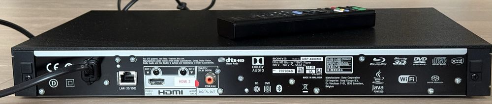 Odtwarzacz Blu-ray Sony UBP-X800M2