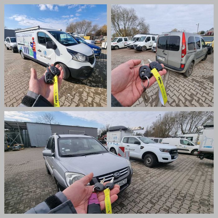 Dorabianie/kodowanie kluczy/pilotów awaryjne otwieranie