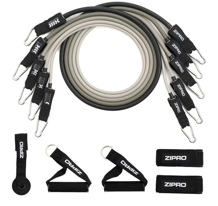 Zipro zestaw gum oporowych, ekspanderow do ćwiczeń