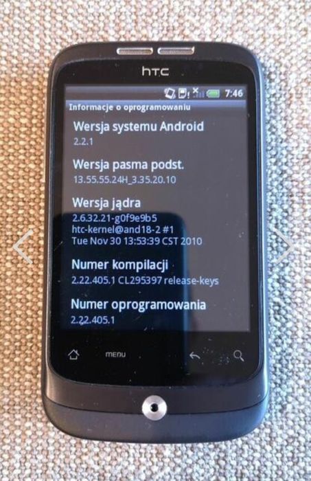 HTC Wildfire w dobrym stanie.