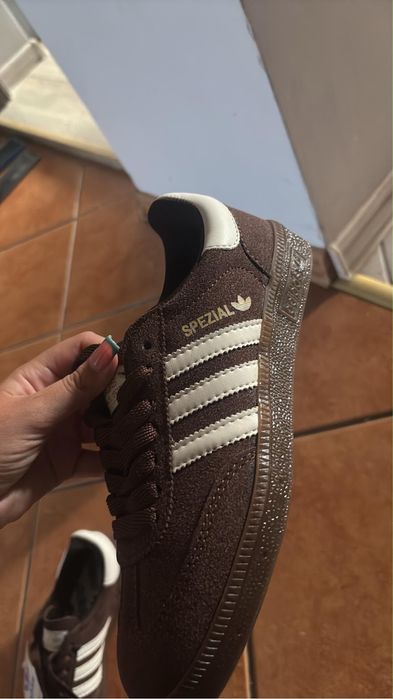 Buty Adidas Handball Spezial Brązowe