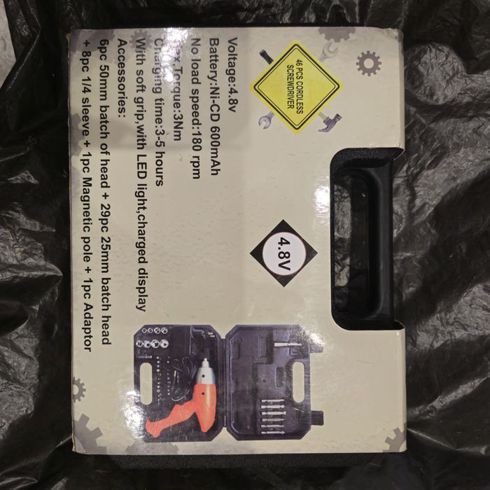 Аккумуляторный шуруповерт дрель отвертка набор инструментов