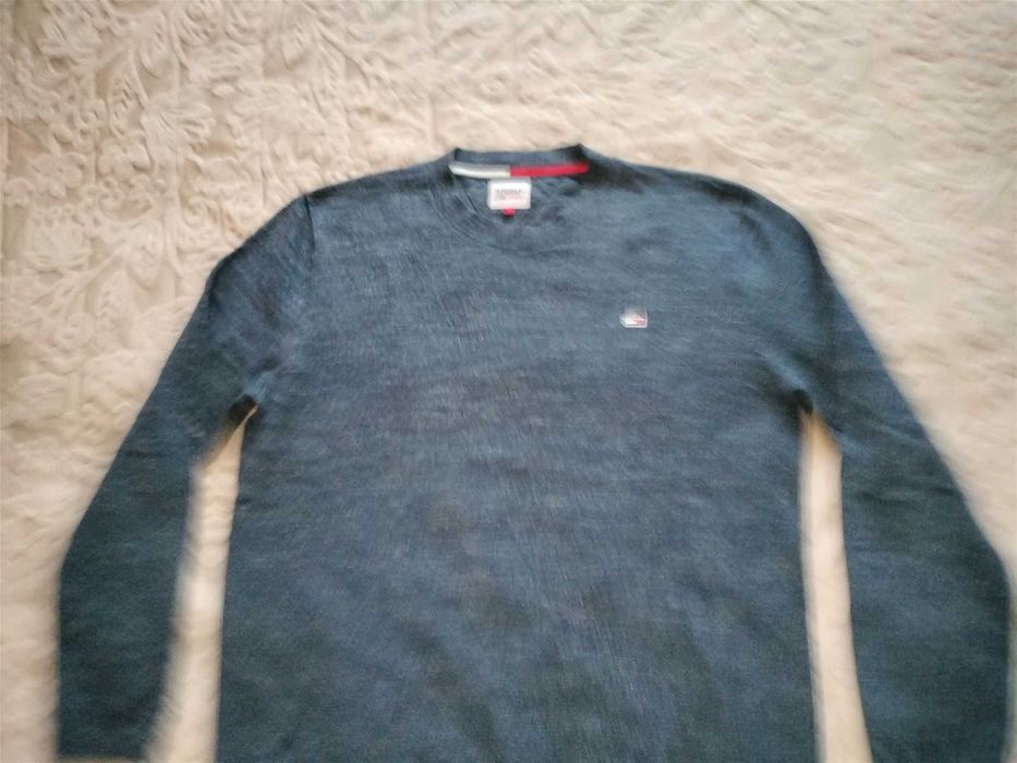 Tommy Hilfiger lekki sweter, rozm.L, stan BDB