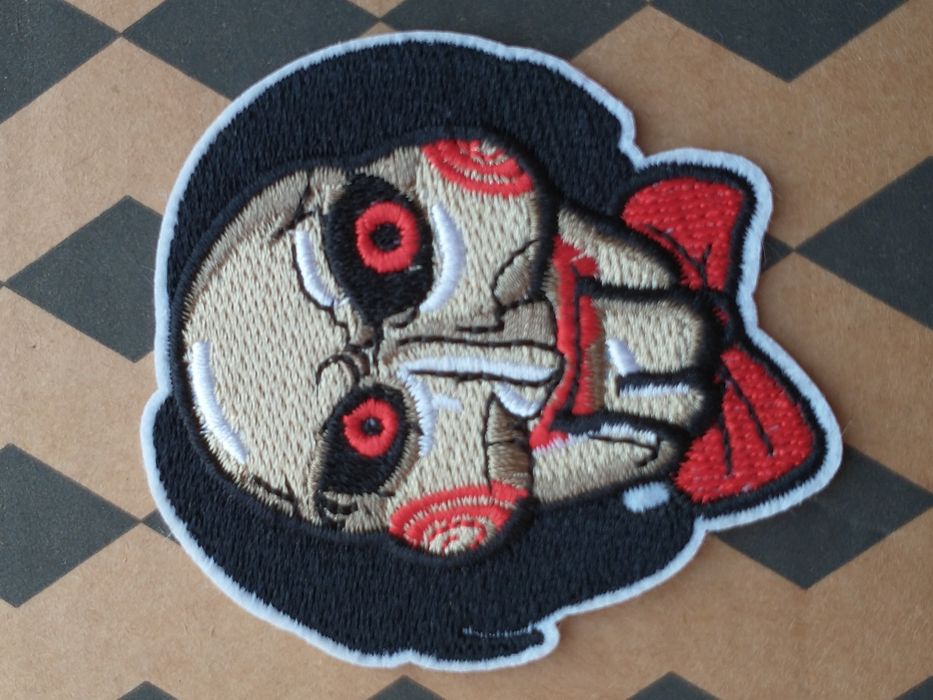 naszywka Saw Piła Jigsaw horror naprasowanka halloween