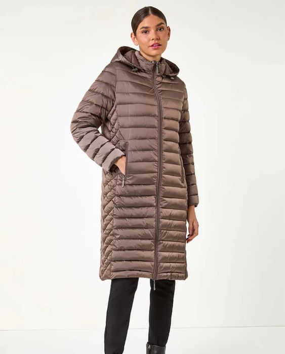 Куртка пальто  пуховик з капюшоном roman