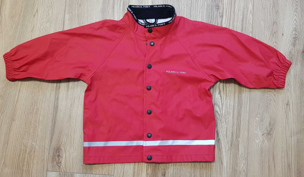 Polarn O. Pyret Kurtka Płaszczyk Przeciwdeszczowa Unisex Roz 1-2 lata