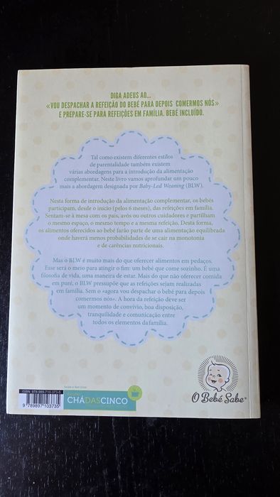 Livro "O Bebé sabe comer"