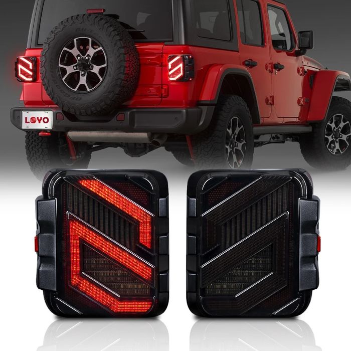 Lampy LED tył Jeep Wrangler JL 2018-23 Model S