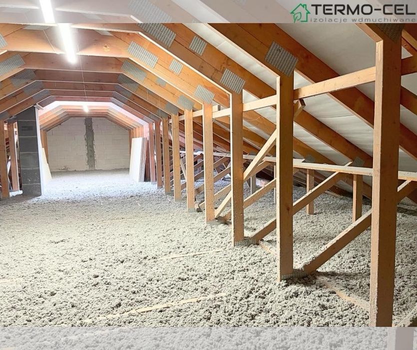 Izolacje wdmuchiwane, celuloza, ocieplenia stropów, naprawa izolacji