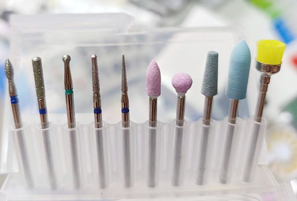 Набір насадок для манікюру, насадки для фрезера,