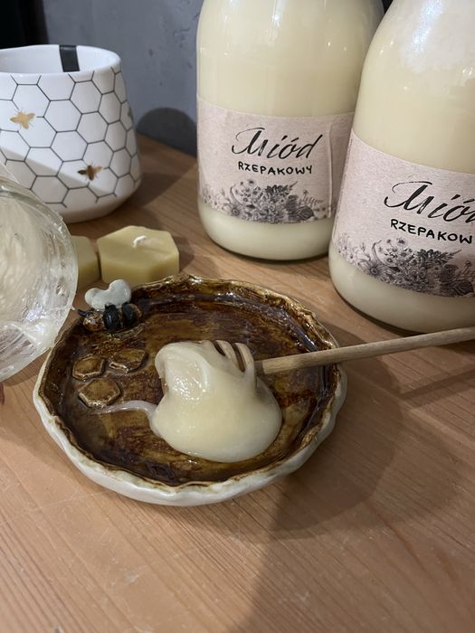 Miód rzepakowy - słoik 450g - zbiór 2025