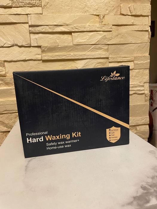 Zestaw do depilacji woskiem Lifestance wosk + podgrzewacz