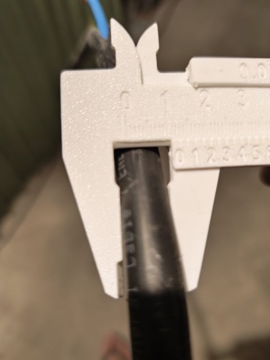 40 metros cabo 3x 4mm com tubo pra enterrar