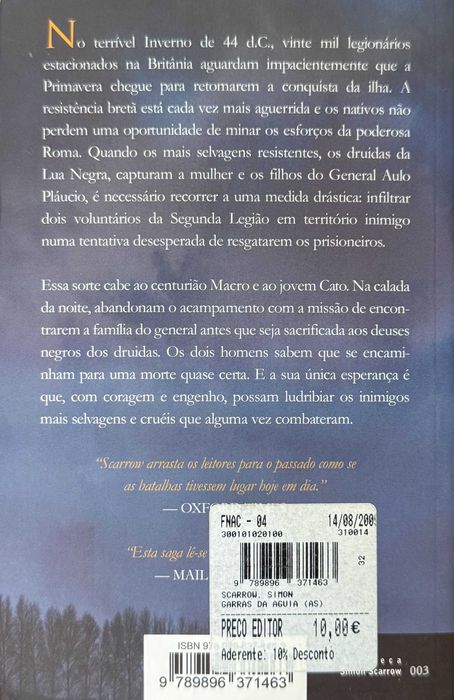 As Garras da Águia, de Simon Scarrow