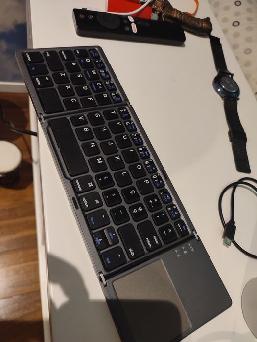 Samsung tab s6 lite + caneta + capa original Samsung+teclado dobrável64740898623618124