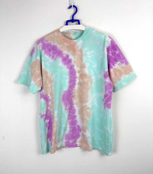 Koszulka NIKE Tie Dye kolorowa t-shirt retro bawełna r. L