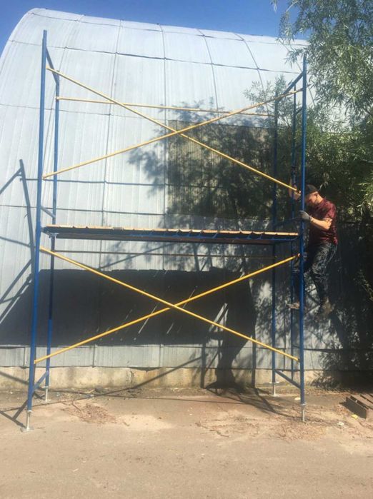 Секция строительных лесов (ліса), риштовка. БЕСПЛАТНАЯ ДОСТАВКА