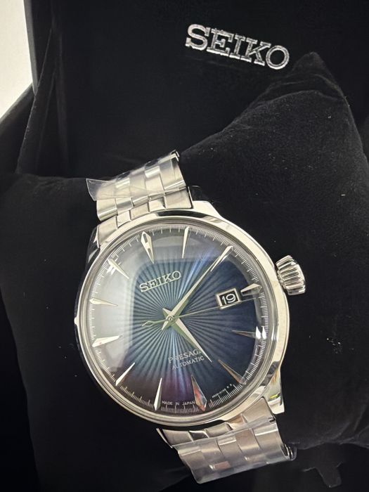 Relogio Seiko Presage Cocktail Time "Blue Moon" (SRPB41J1)