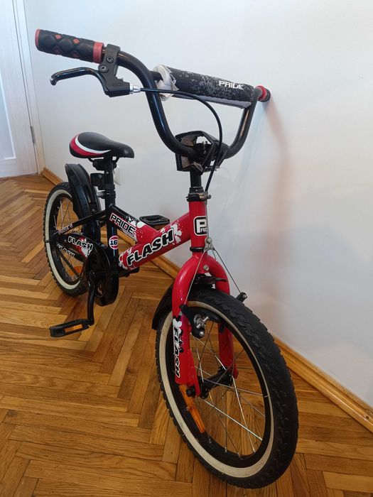 Детский велосипед Pride Flash 16 для ребенка 4-7 лет, б/у