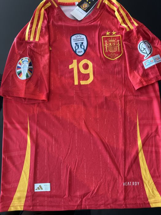 Camisola Espanha Lamine Yamal Campeão Europa