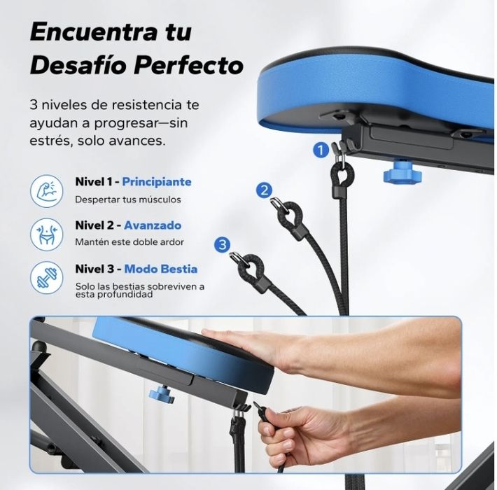 Máquina de Remo e Agachamento