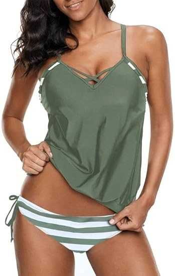 Nowy strój kąpielowy / kostium/ koszulka /majtki/ tankini !L! !4131!