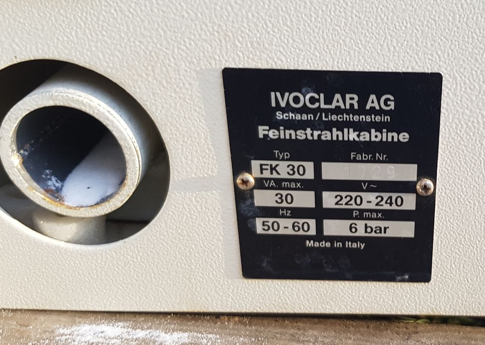 Piaskarka protetyczna Ivoclar Vivadent FK30 zestaw NOWE