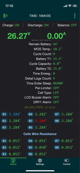 Lifepo4 LFP 24v 180 Ah 4.600wh