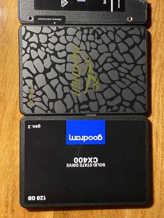 Жорсткі диски HDD 3,5"/2,5" та SSD 2,5" 120/128/240/500 GB