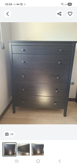Comoda com 5 gavetas IKEA KOPPANG