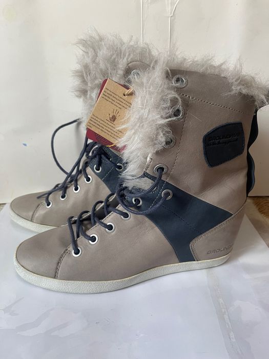 Напів чоботи шкіряне взуття