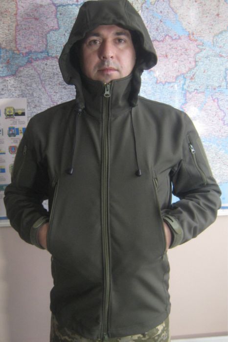 Куртка тактична софтшел SoftShell - Olive хакі