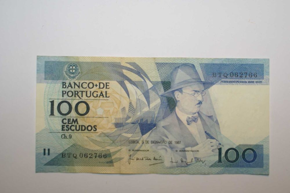 Notas antigas de escudo