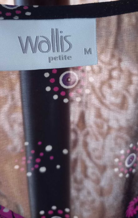 Bluzka WALLIS  a,la kimono, transparentna roz. M