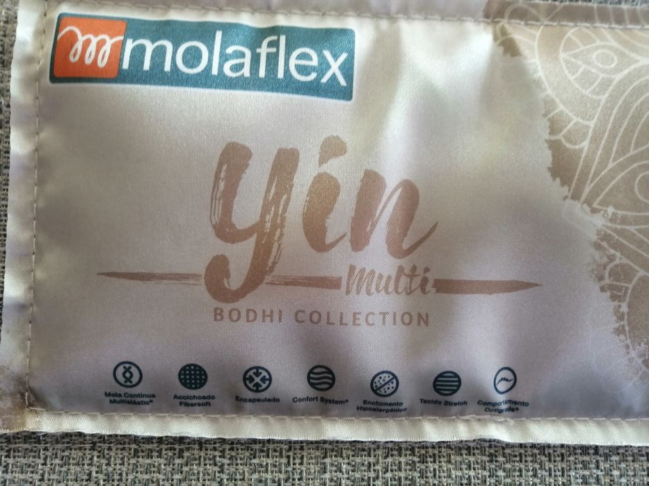 Colchão Yin Multi da Molaflex 140x190 Como Novo.