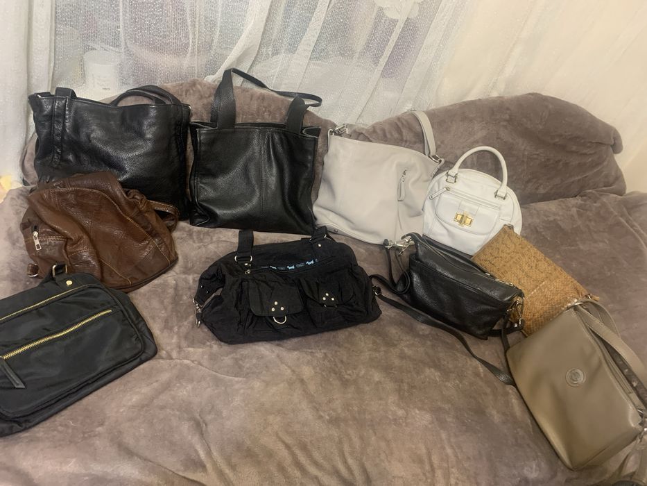 Шкіряні сумки, рюкзак,