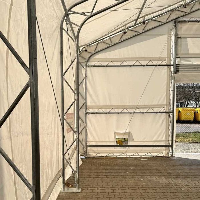 Garaż przenośny hala namiotowa namiot hangar na kampera 6x12x5 m