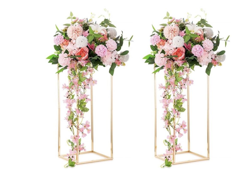 wazony kolumnowe z panelem metalowym