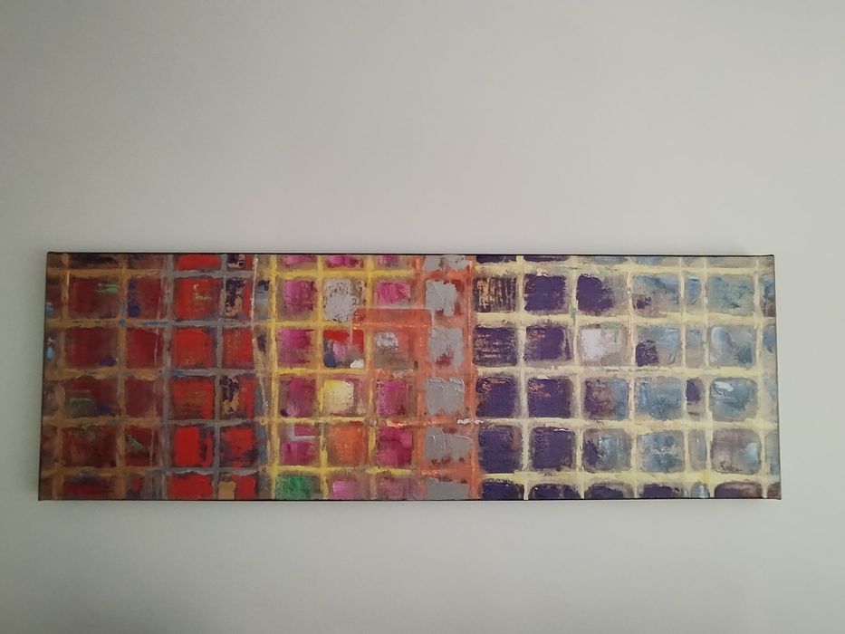 Quadro decorativo Gato preto (150cm x 50cm)