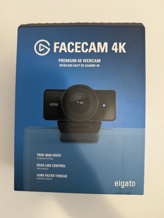 Elgato Facecam 4K - studyjna kamera internetowa 4K60, sterowanie jak DSLR