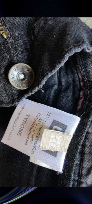 Джинсы (chino лён W. E. Fashion Germany w33 black.