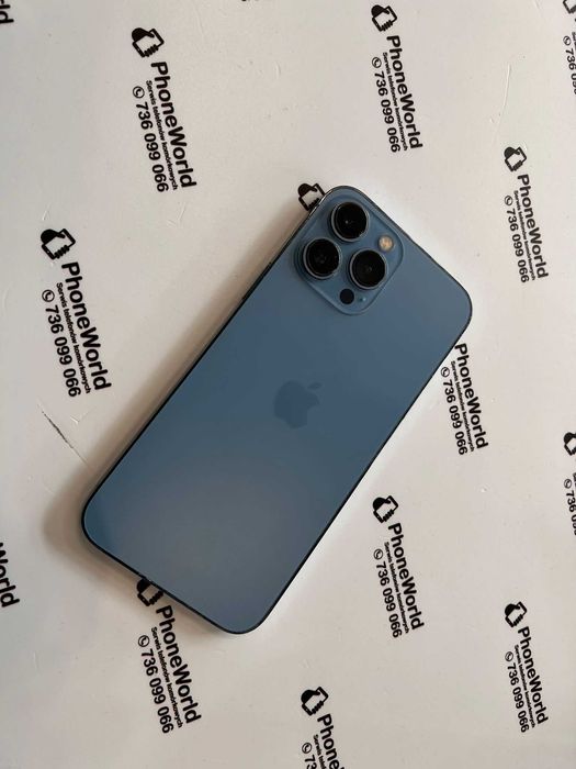 Zadbany iPhone 13 Pro Max 256GB 89% Niebieski Gwarancja PhoneWorld