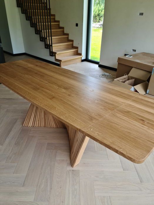 Stół dębowy wymiary 160 plus 2x40 dostawki