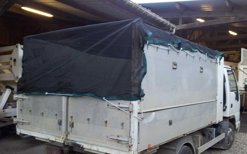 Siatka na kontener - siatka zabezpieczająca na przyczepę 4,5x2,5m