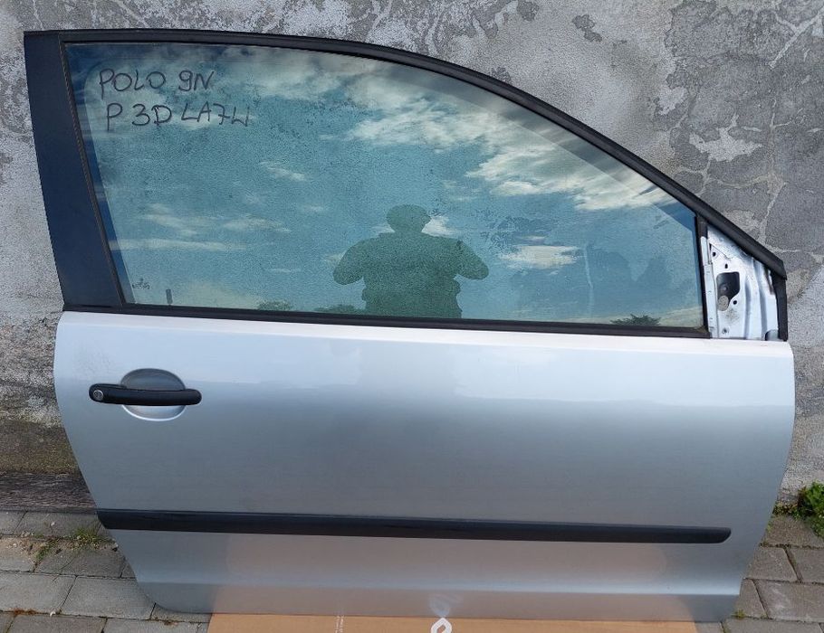 drzwi prawe przód vw polo 9n 3d la7w