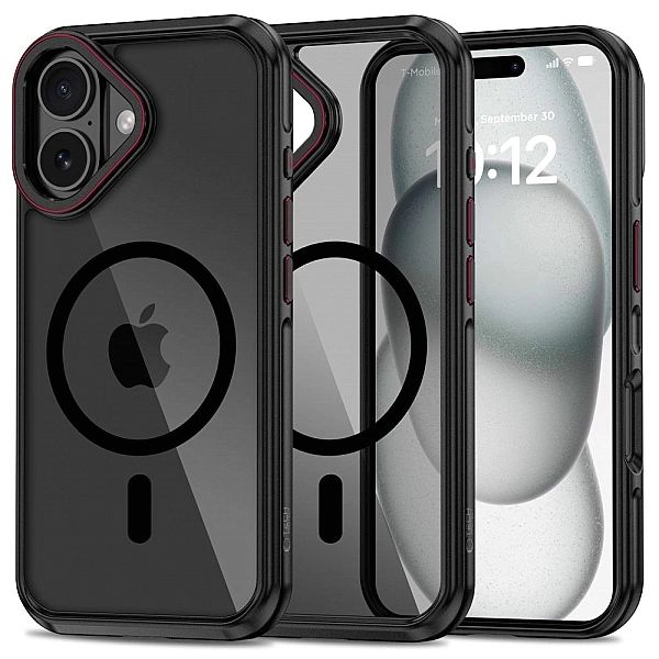 Tech-Protect Maghybrid Magsafe Iphone 16 Black/Red