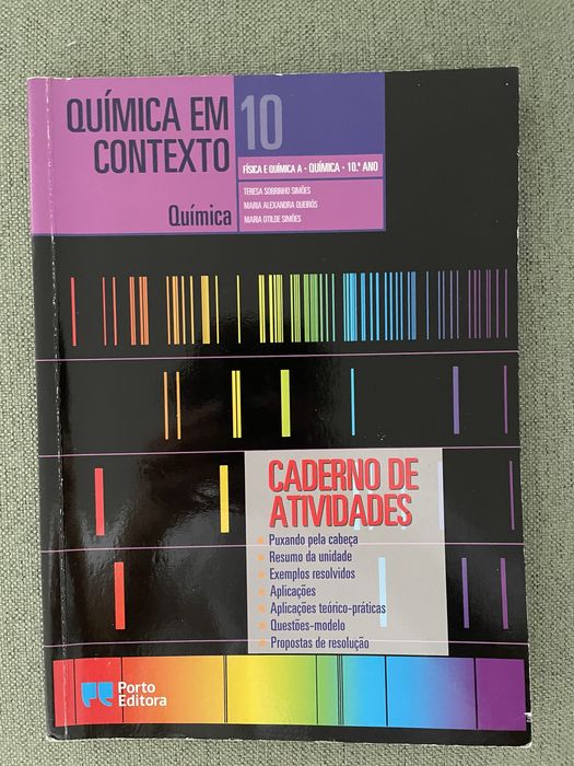 Caderno de Atividades do Livro Química em Contexto, Química 10