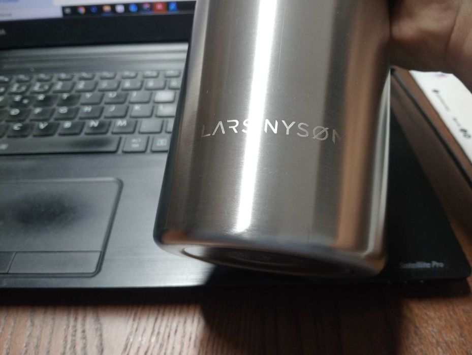 Garrafa Térmica LARS NYSOM 1.5L (Nova) - Aço Inox Slate